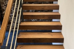 Treppe aus Holt